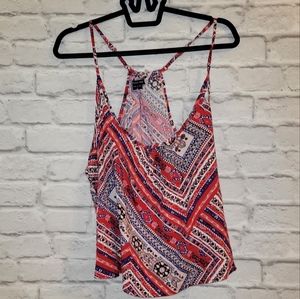 Paper Tee spaghetti strap flowy top sixe xl